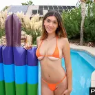 Aubry Babcock in 'Tantalizing Swim'