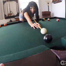 Stroking His Cue Stick
